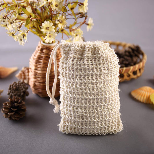 Exfoliating Mesh Soap Bags with Drawstring (2 Pack) - Tree Of Life Shoppe