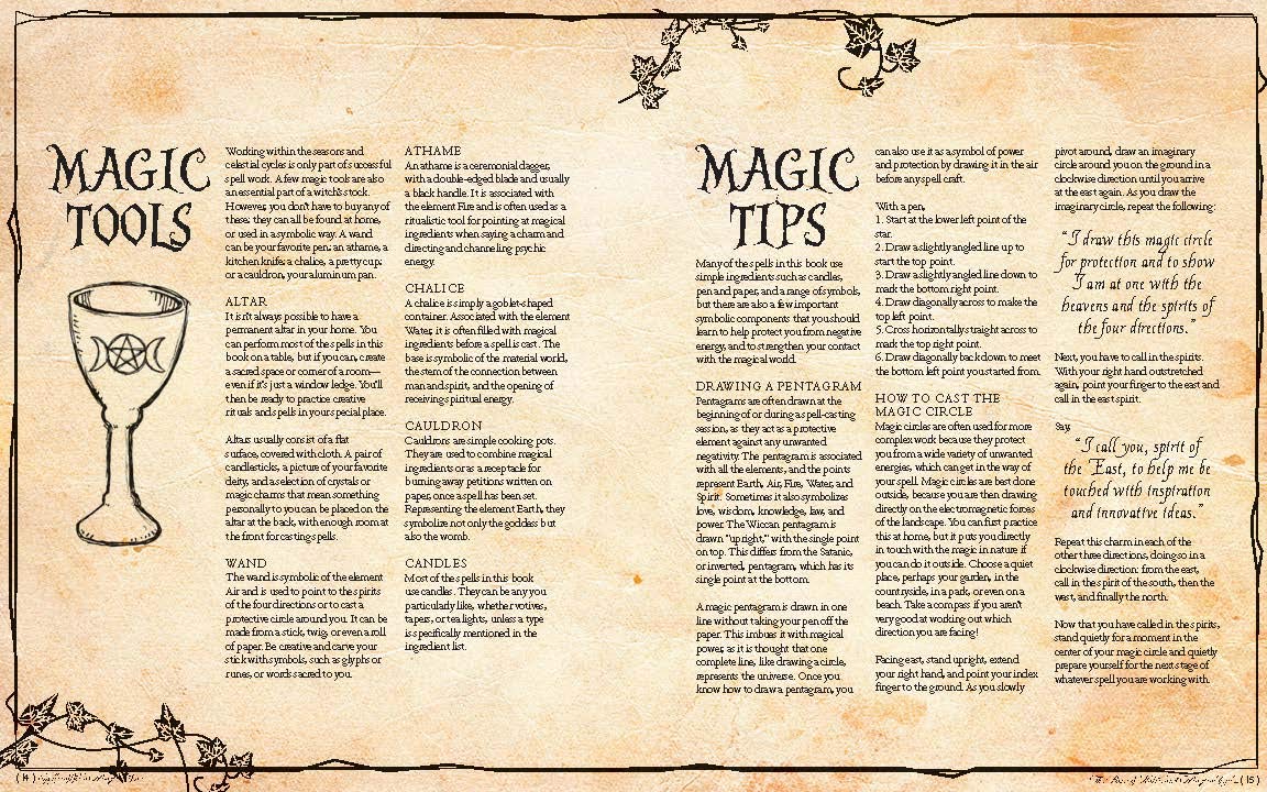 Spells for a Magical Year (Hard Cover Book) by Sarah Bartlett - Tree Of Life Shoppe