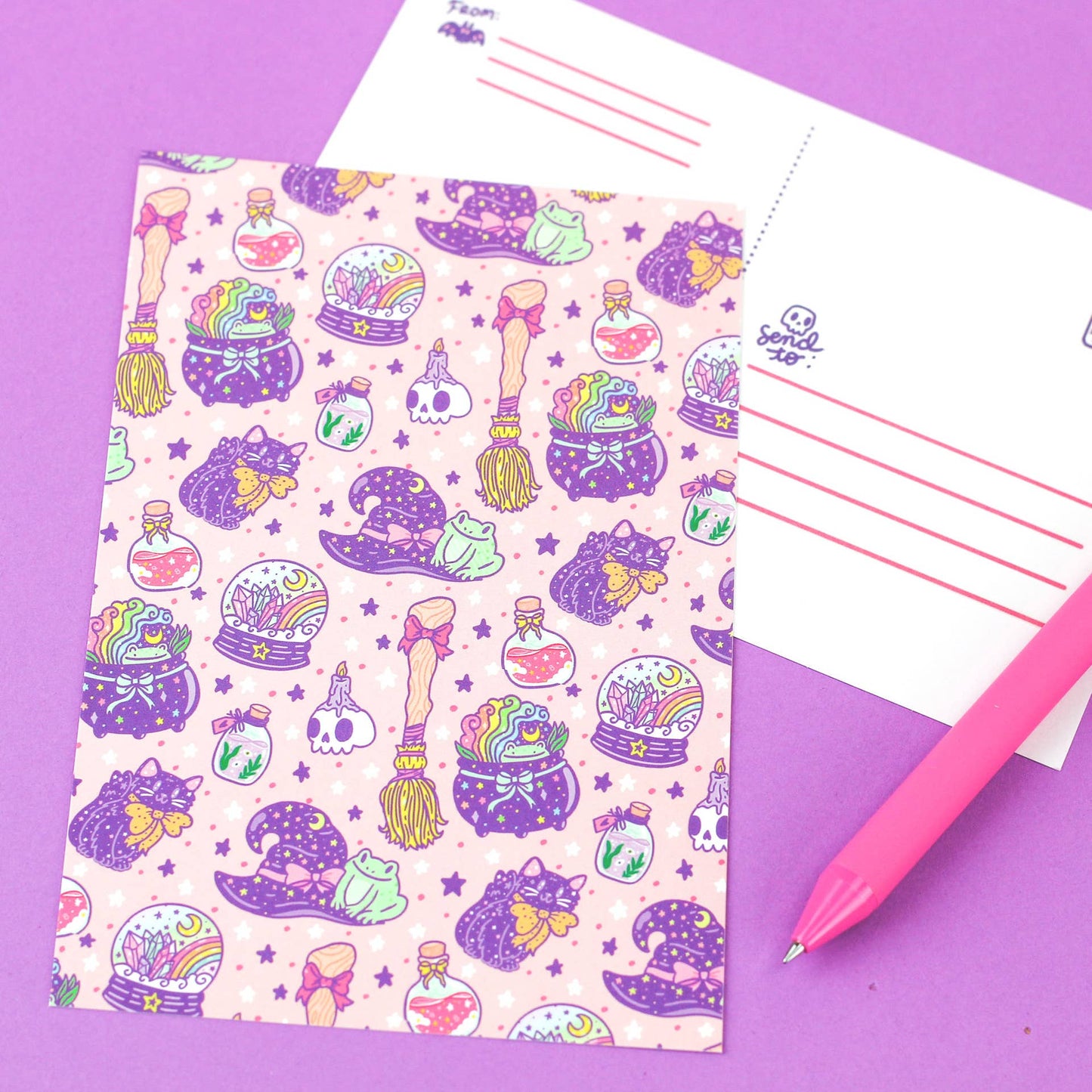Dreamy Witchy Postcard