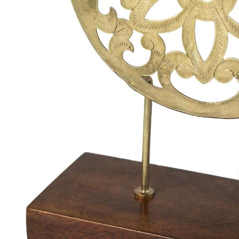 Antique Brass Cutout Hamsa Hand Decor - Tree Of Life Shoppe