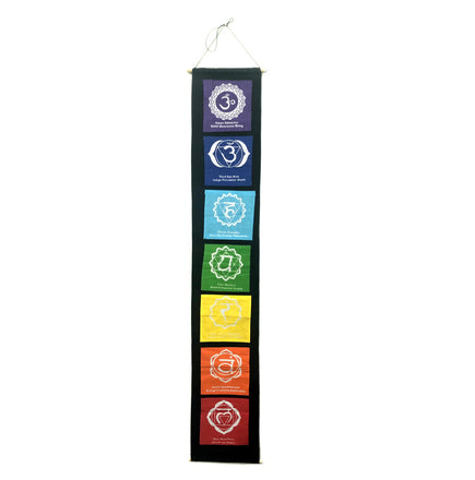 Cotton 7 Chakras Wall Hanging