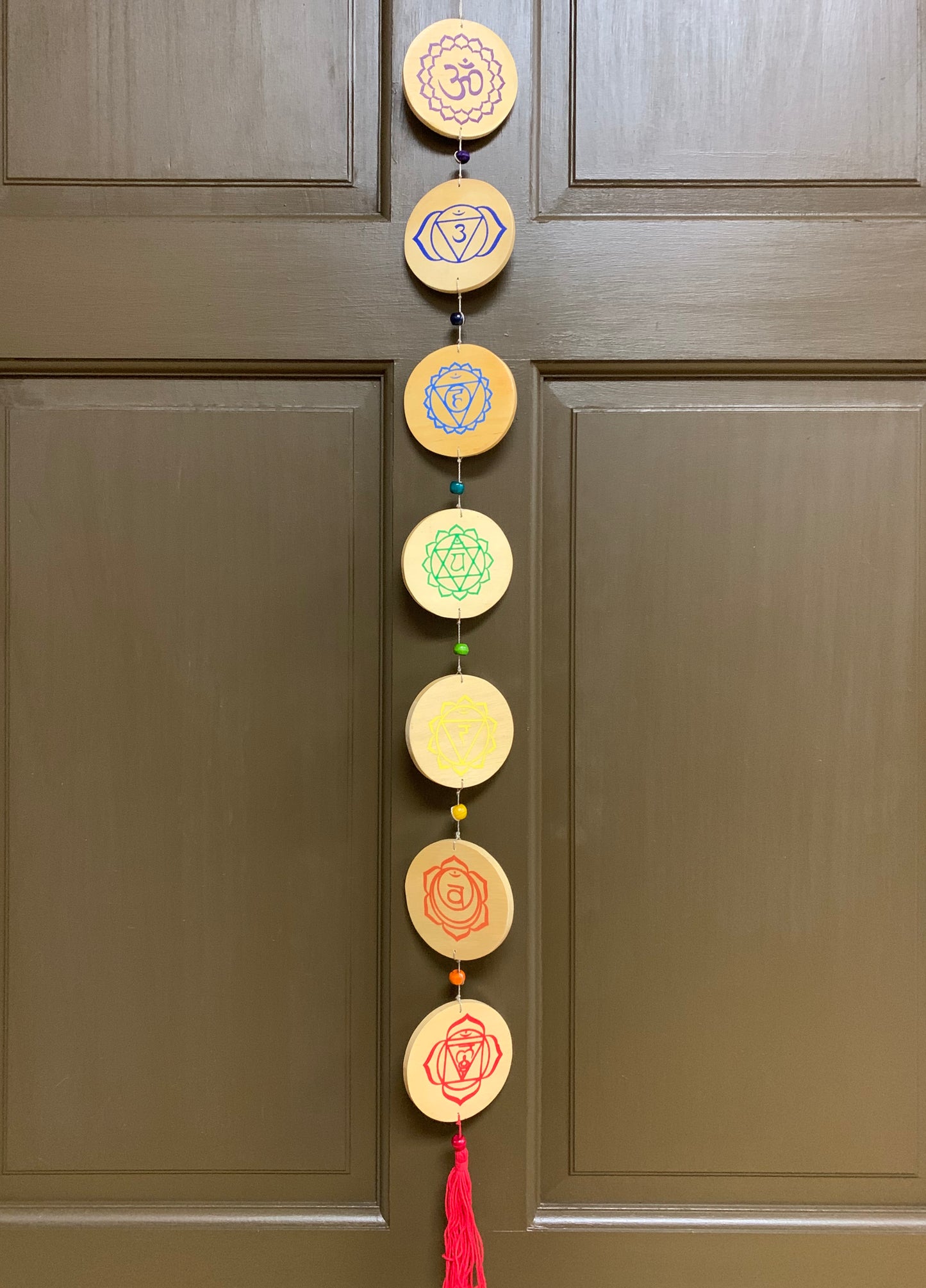 Wooden Chakra Hanging - Tree Of Life Shoppe