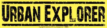 Urban Explorer, bumper sticker - Tree Of Life Shoppe