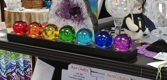 Chakra Ball Set Gazing Ball Set - Tree Of Life Shoppe