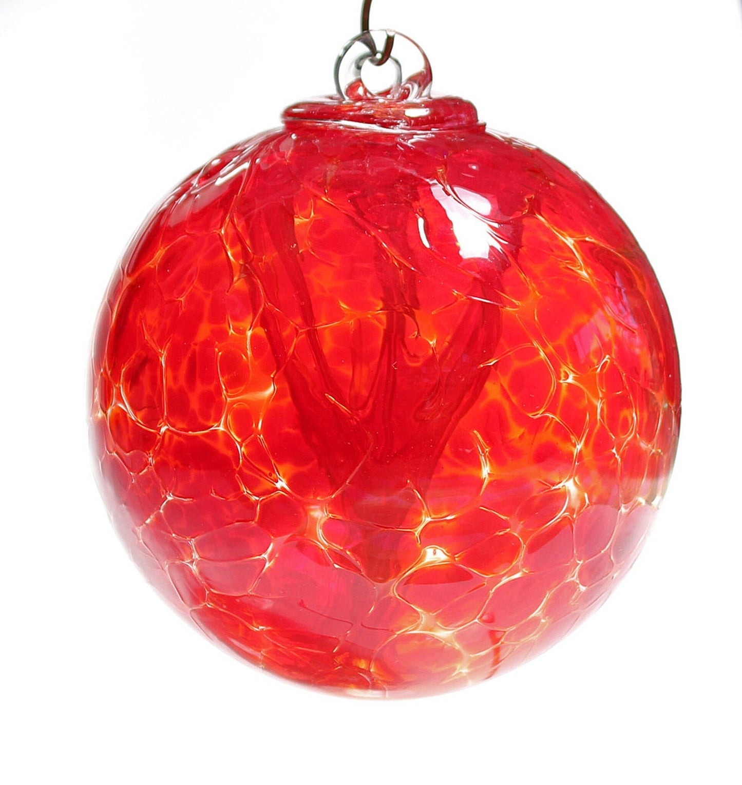 SMALL WITCH BALL GARNET 4 INCH - Tree Of Life Shoppe