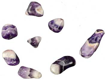 Amethyst, Chevron - Tumbled - Tree Of Life Shoppe