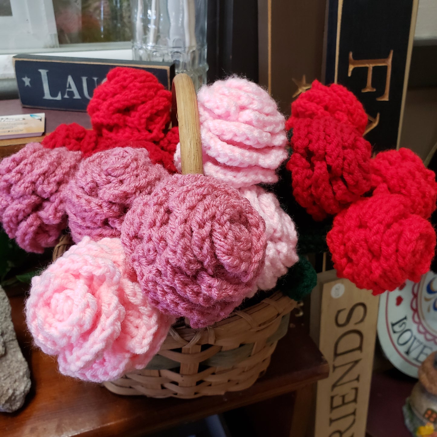 Hand Crafted Crochet Roses and Pen Roses - Made Locally - Tree Of Life Shoppe