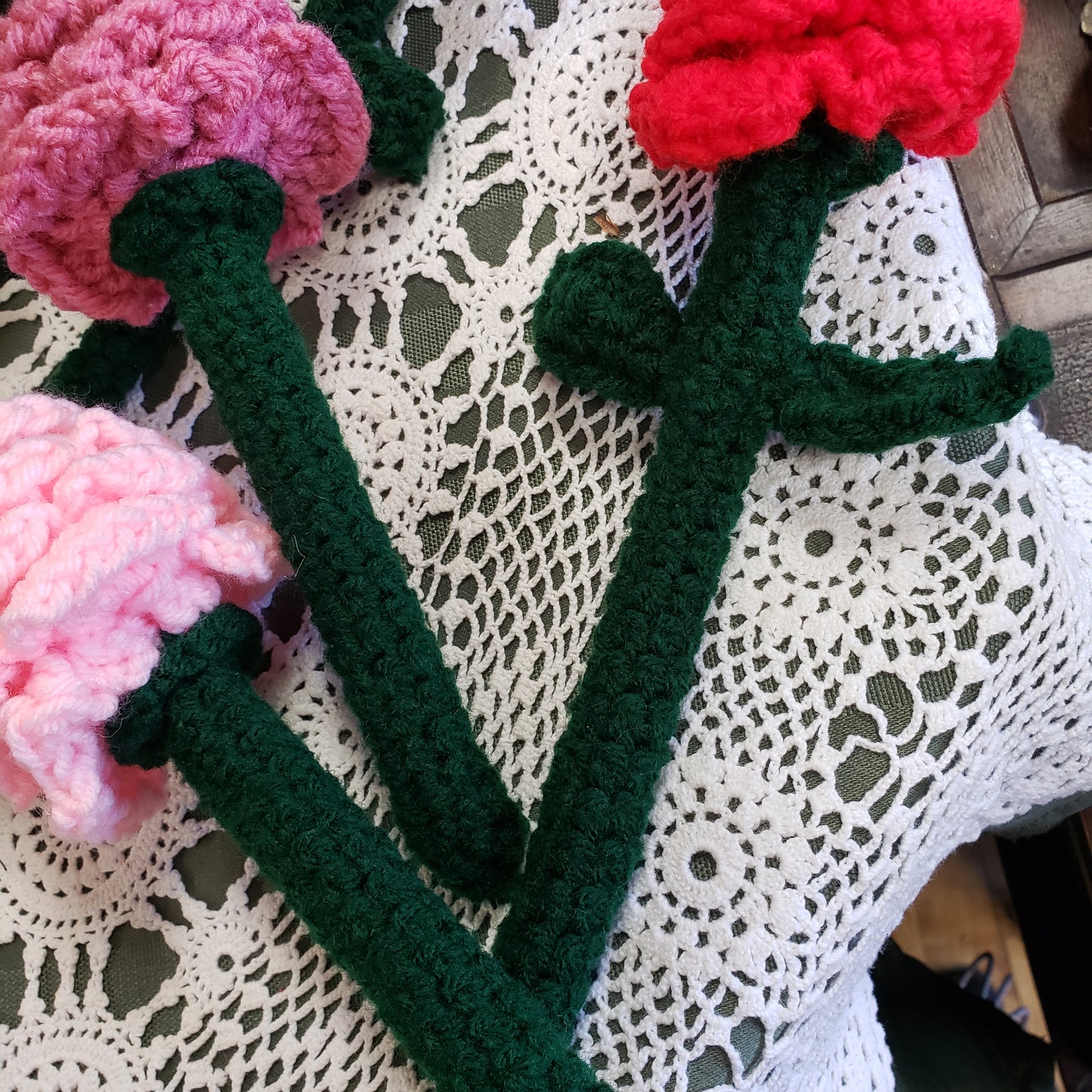 Hand Crafted Crochet Roses and Pen Roses - Made Locally - Tree Of Life Shoppe