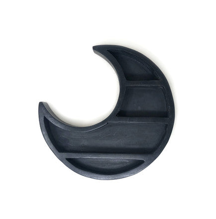 Wooden Wall Rack/ shelf Moon approx. 12"