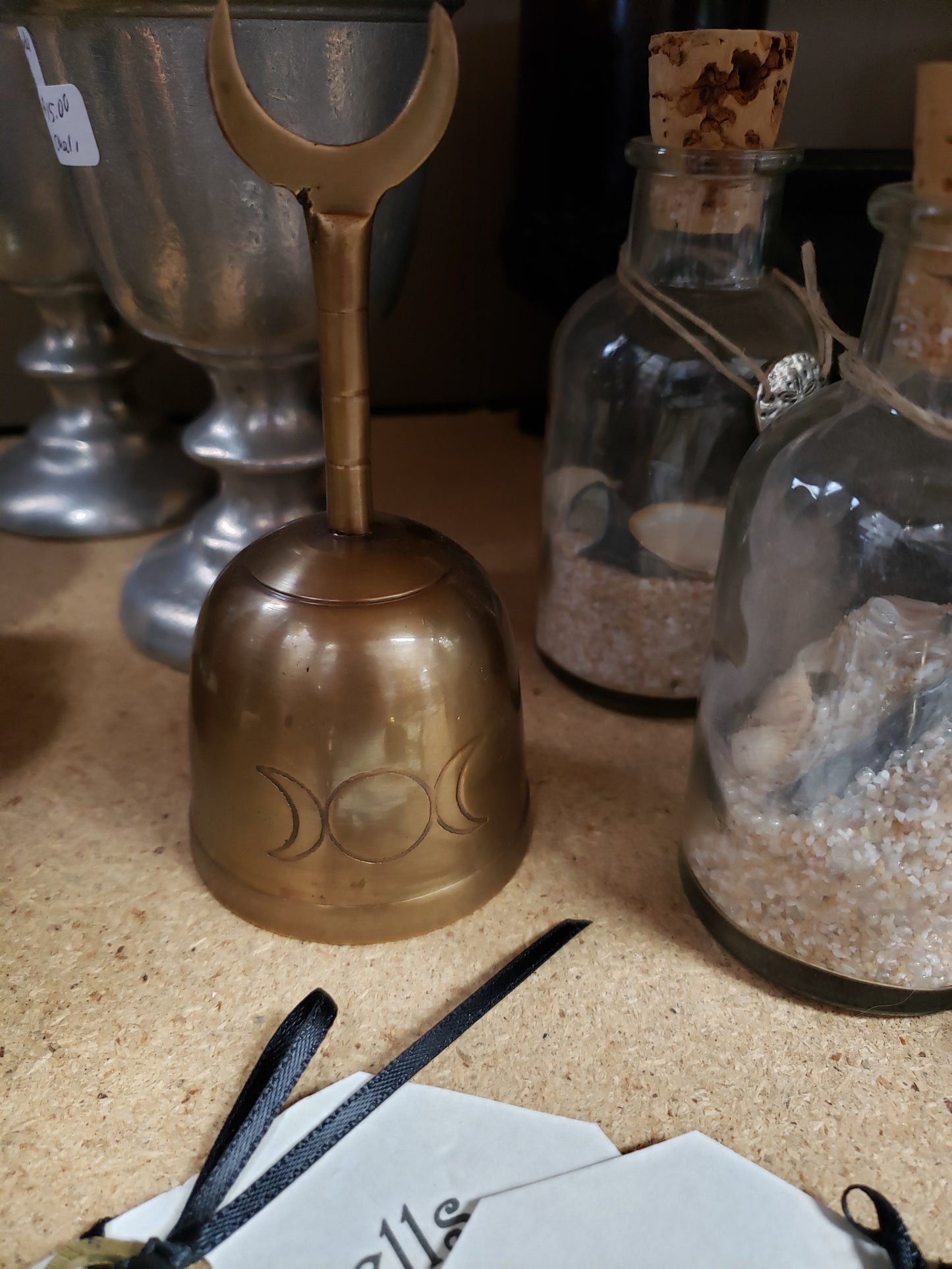 Triple Moon Altar Bell
5 inches - Tree Of Life Shoppe