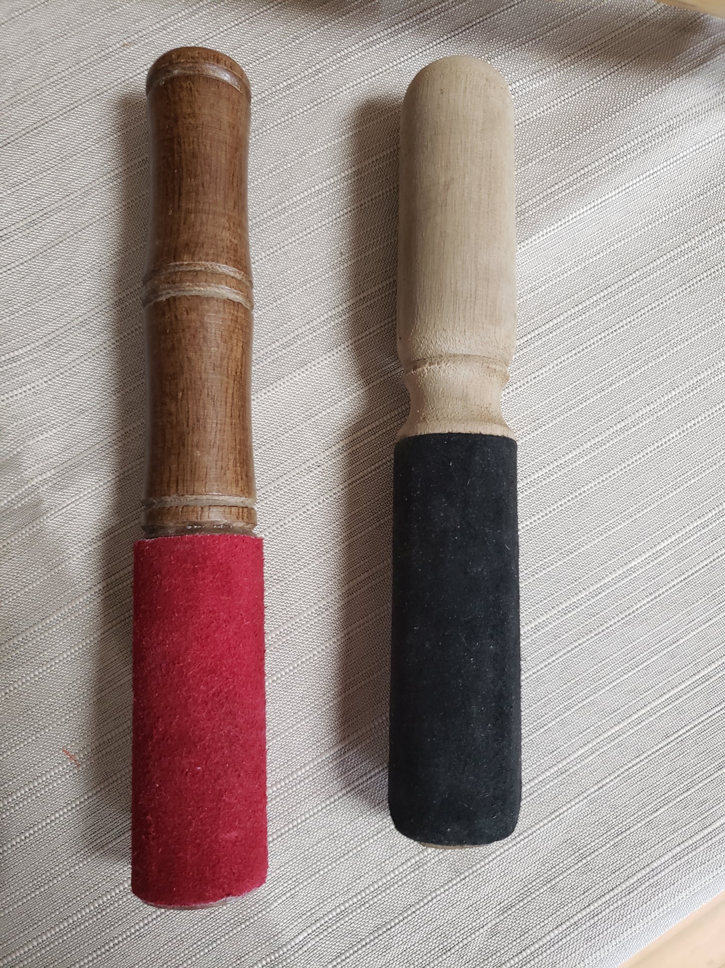 Wooden Singing Bowl Mallet with / and with out Suede - Tree Of Life Shoppe