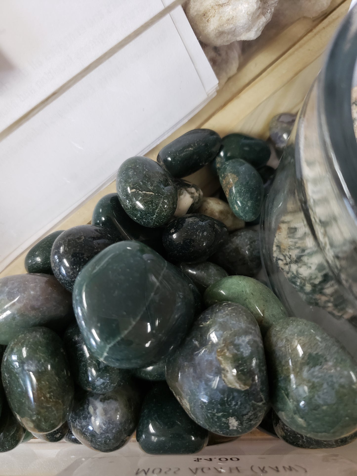 Agate, Moss - Tumbled - Tree Of Life Shoppe