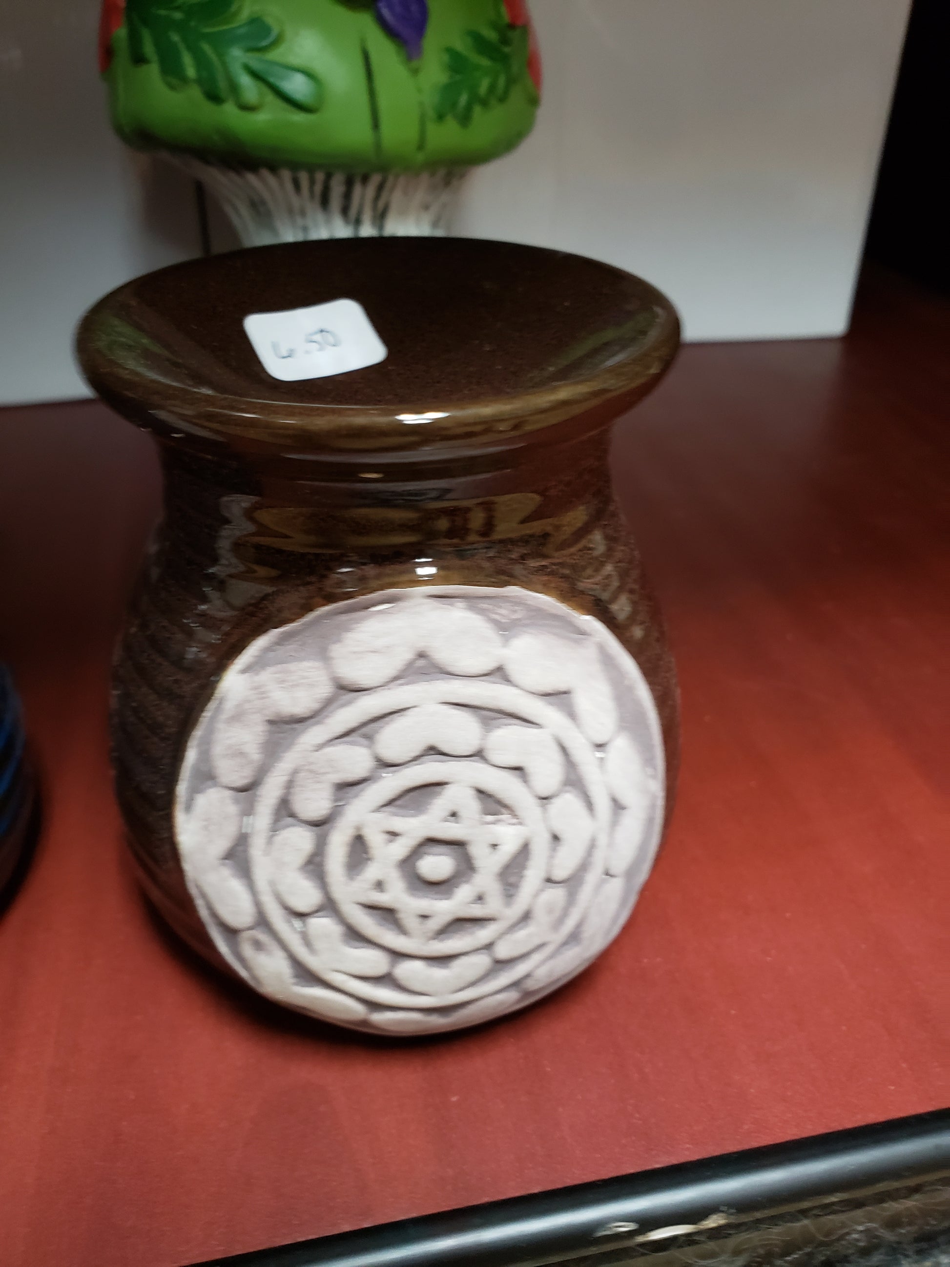 3 1/2" Ethnic Symbols Oil Diffuser - Tree Of Life Shoppe
