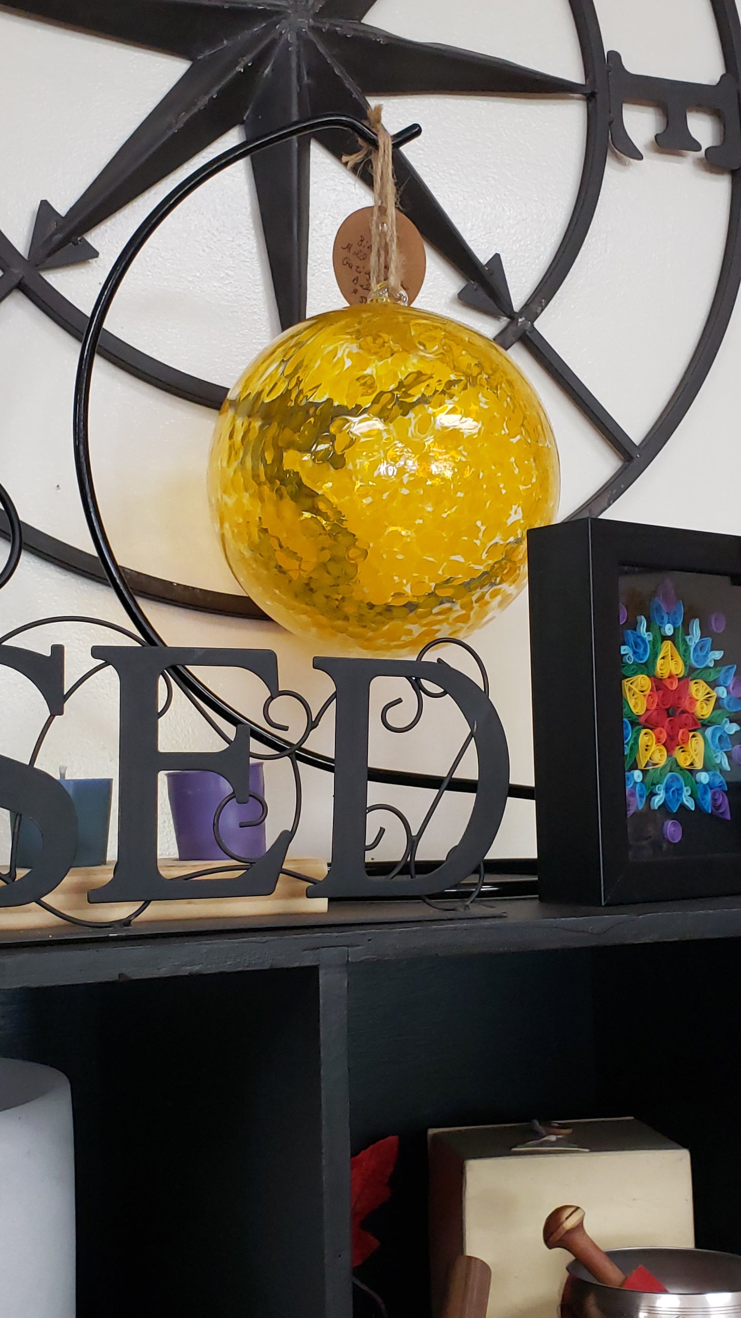 Sun God Witch Globe 8 inches - Tree Of Life Shoppe