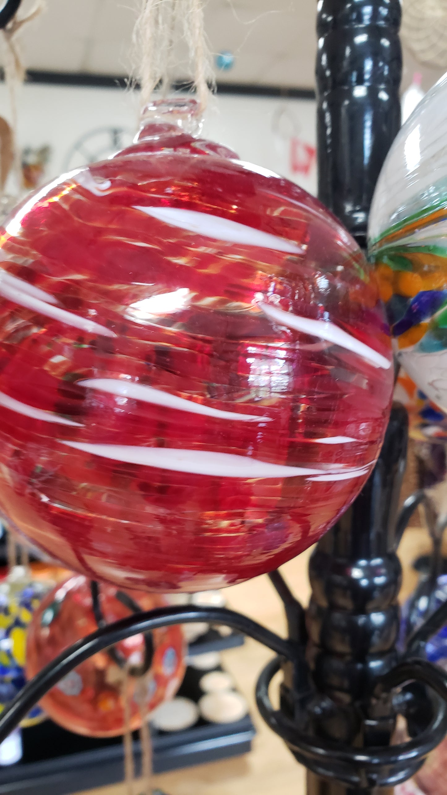 Witch's Fire & Spirit Elements Witch Ball 4 inches - Tree Of Life Shoppe