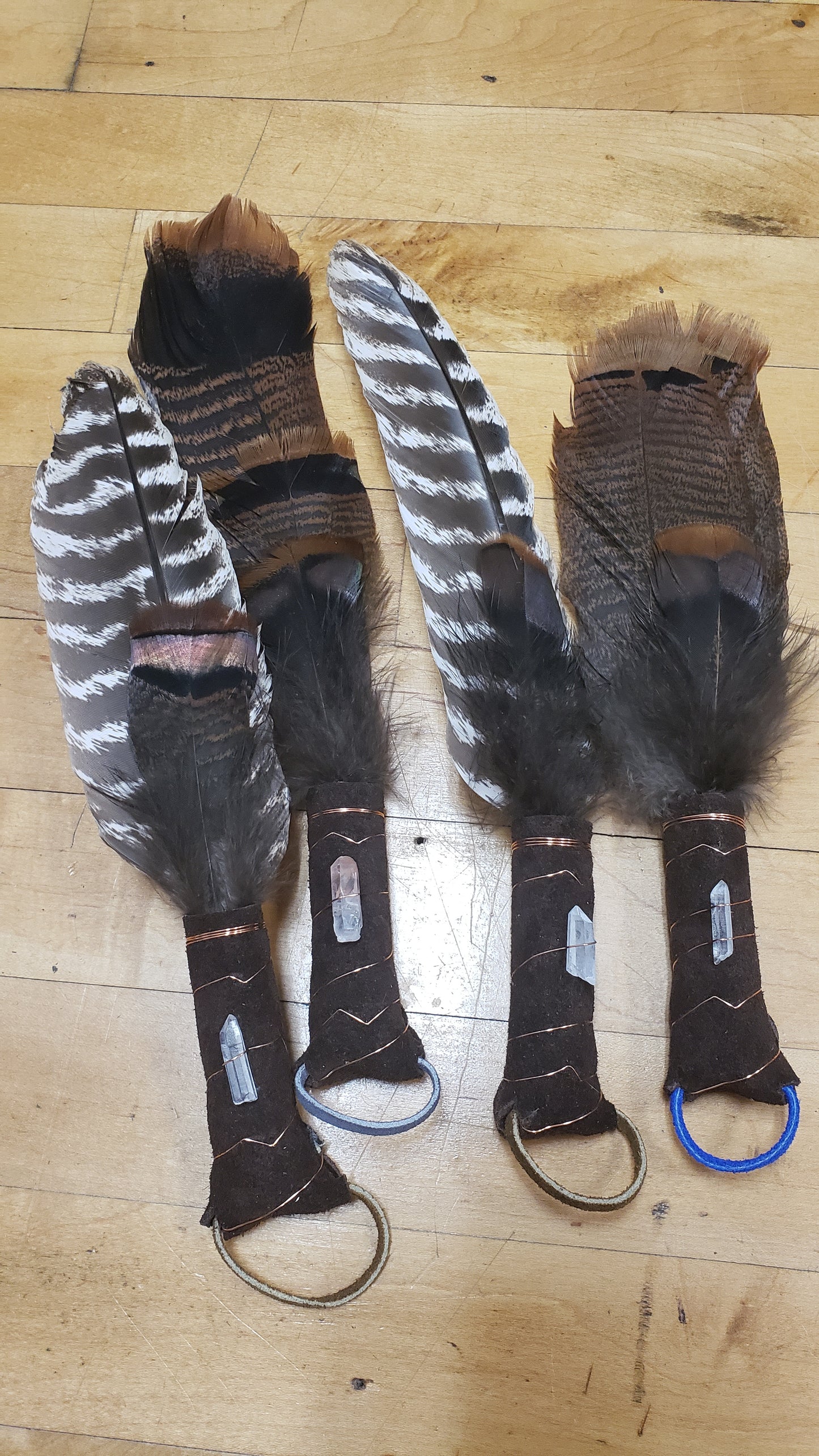 Handmade Smudge Feather Fans - Tree Of Life Shoppe