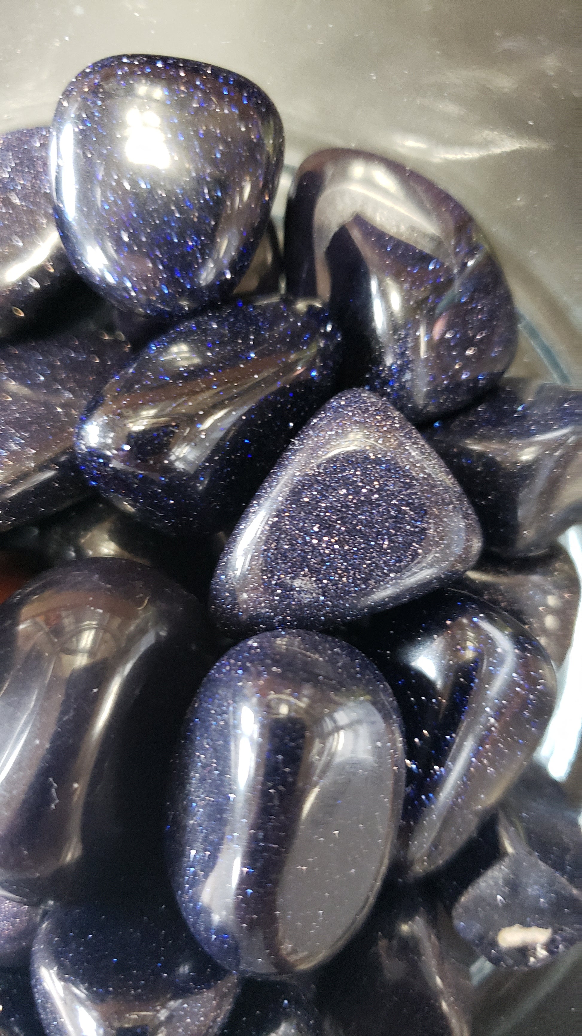 Goldstone, Blue - Tumbled - Tree Of Life Shoppe