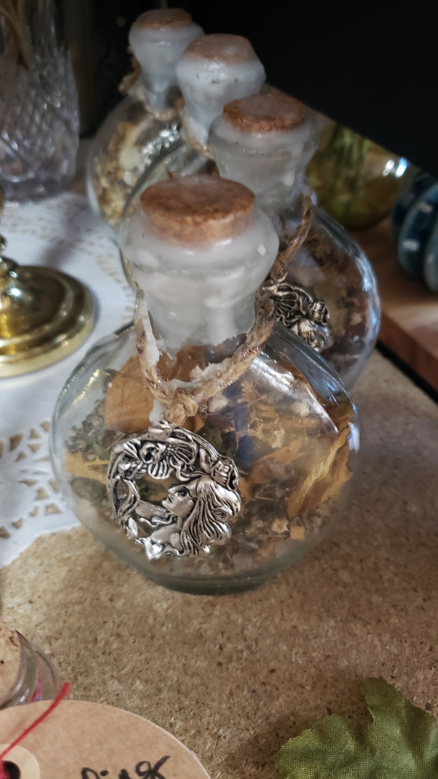 Goddess Home Blessing Herbal Witch Bottle - Tree Of Life Shoppe