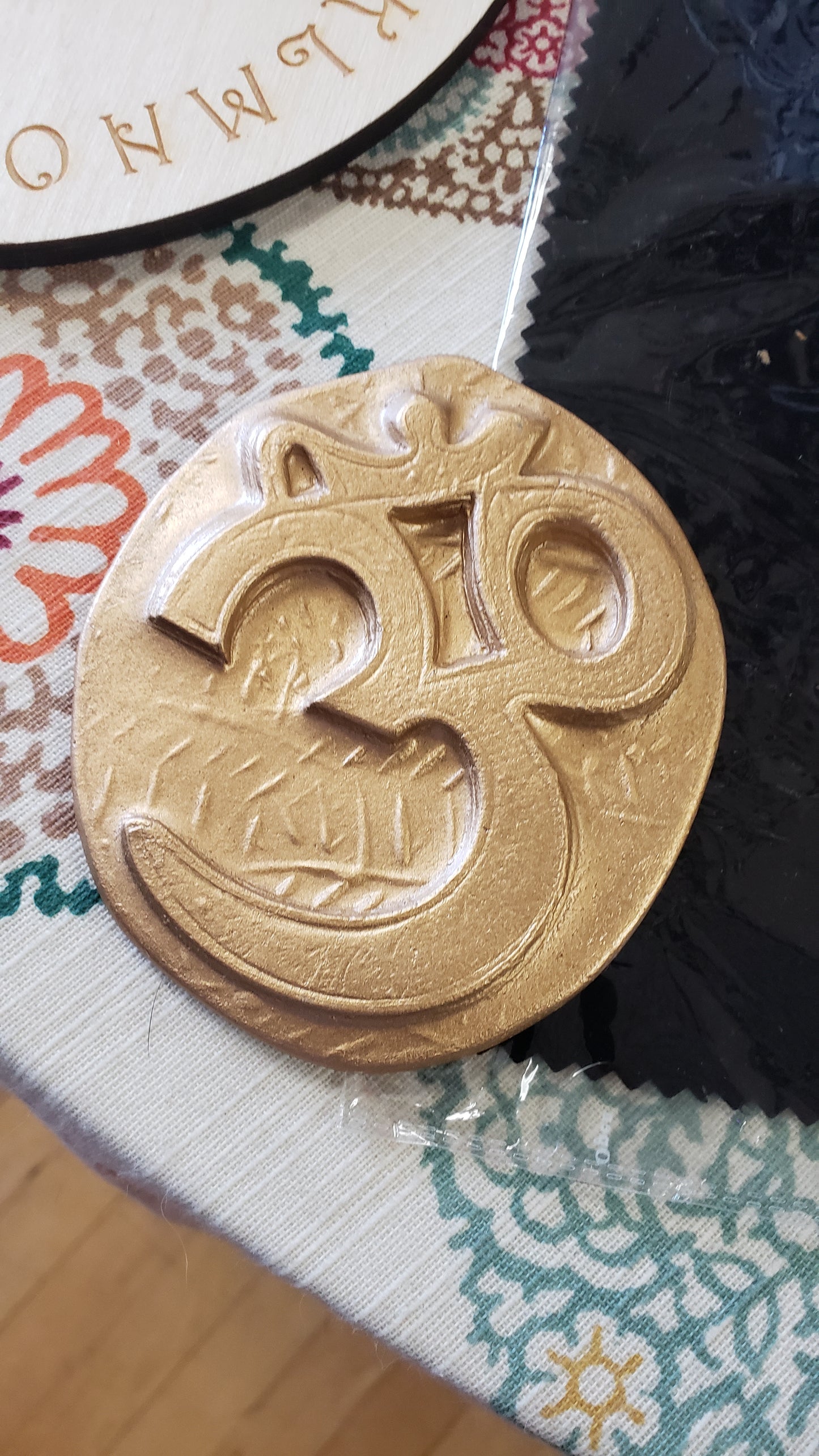 Handmade Pottery Altar OM Tile - Tree Of Life Shoppe