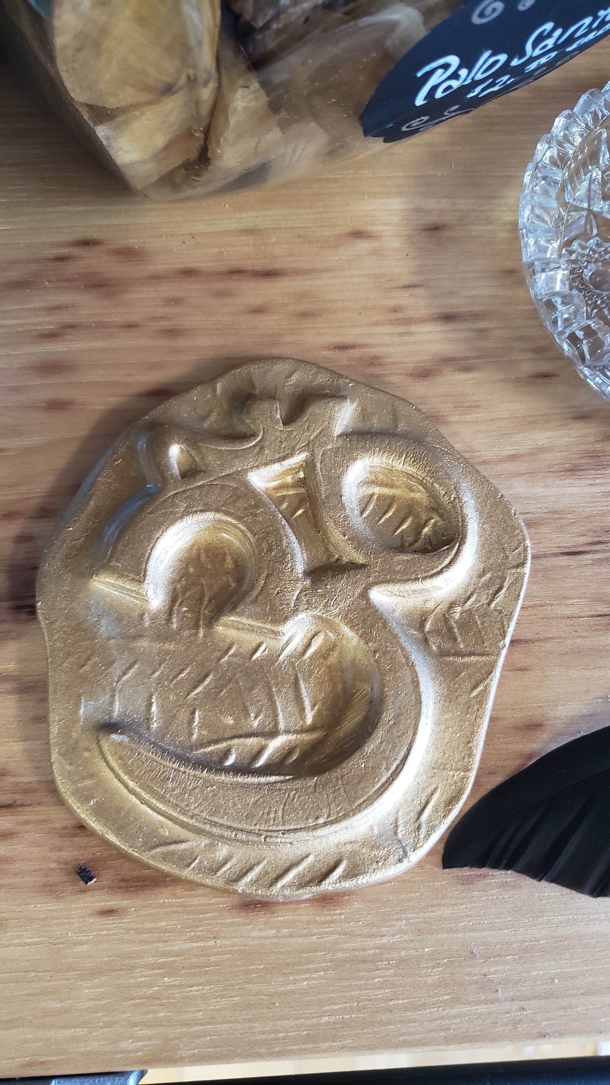 Handmade Pottery Altar OM Tile - Tree Of Life Shoppe