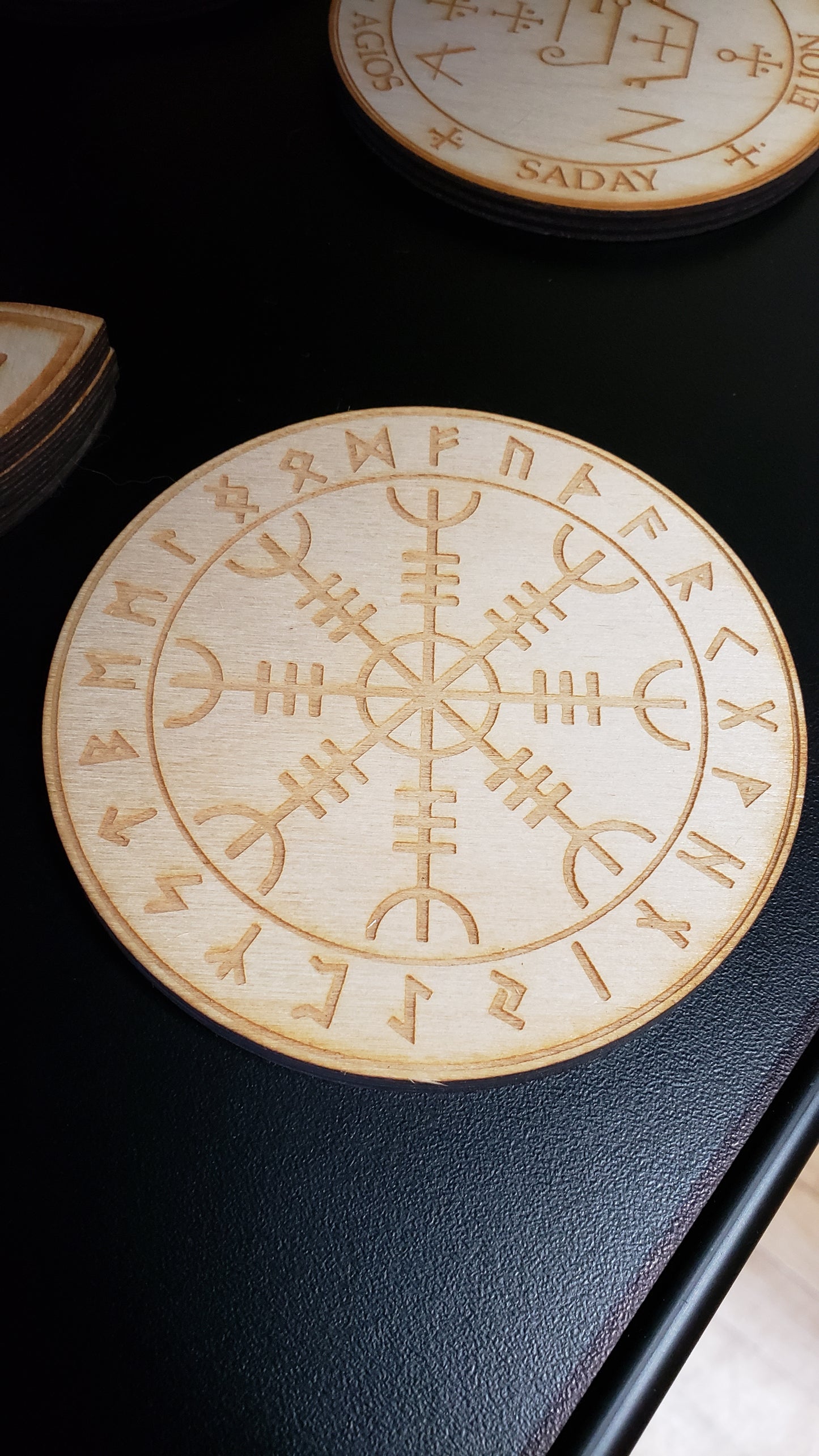 Helm of Awe Crystal Grid / Alter Tile - Tree Of Life Shoppe