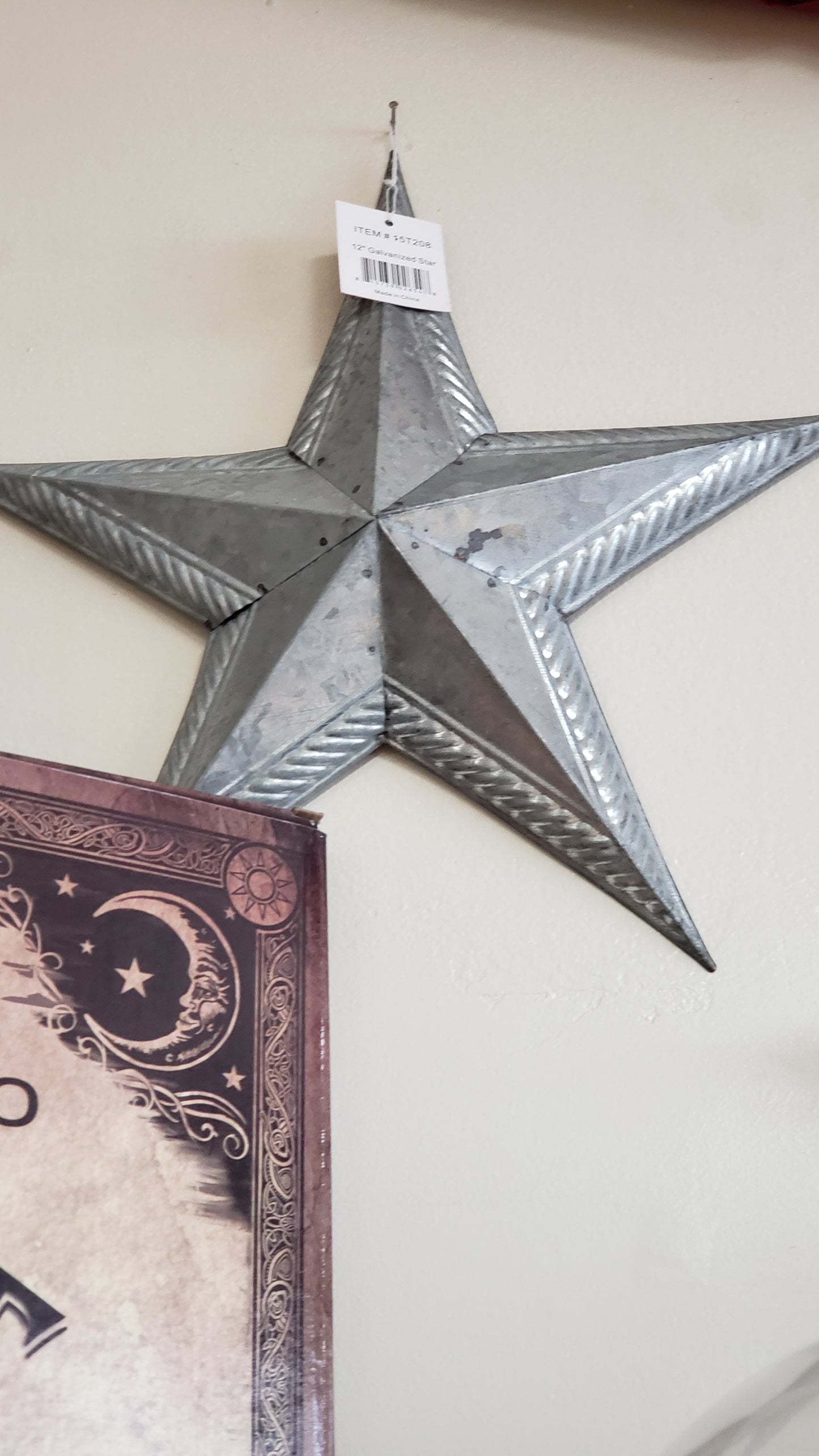 Mulberry Home "Galvanized" Star 12 inches - Tree Of Life Shoppe