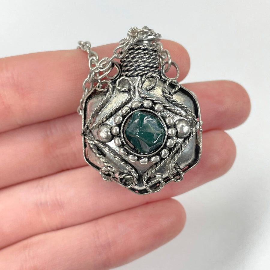 Aromatherapy / Spell Bottle Pendant Necklace