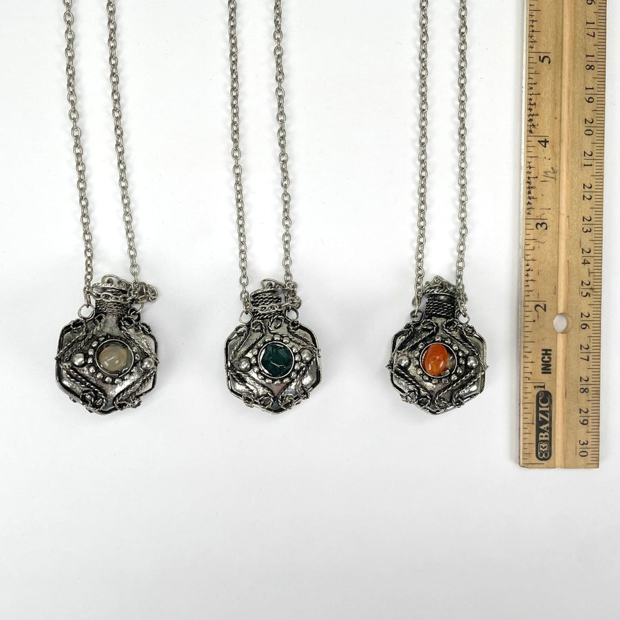 Aromatherapy / Spell Bottle Pendant Necklace