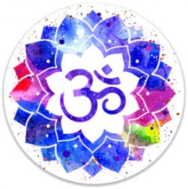 MAGNET: Om Mandala, 3x3 inch
