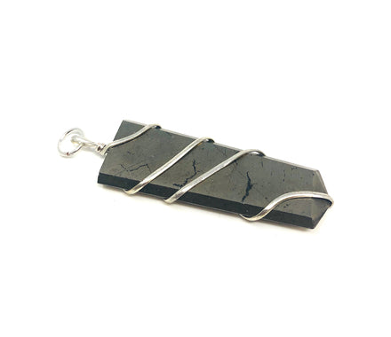 Flat Stone Wire Wrapped Gemstone Pendants - Various