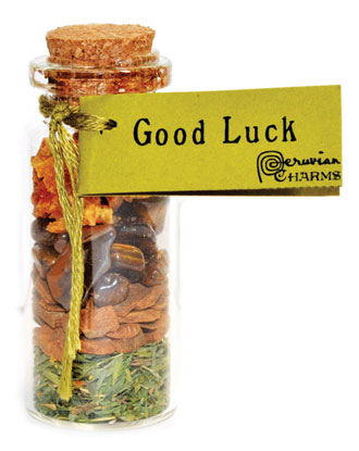 Good Luck Pocket Spell Bottle - Tree Of Life Shoppe