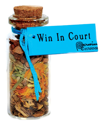 Win in Court Pocket Spell Bottle - Tree Of Life Shoppe