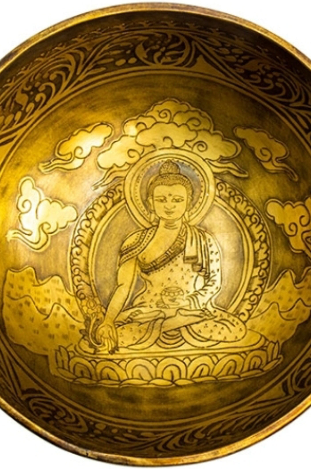 Ancient Design Handcrafted Singing Bowl 7.5 inches - Buddha - Tree Of Life Shoppe