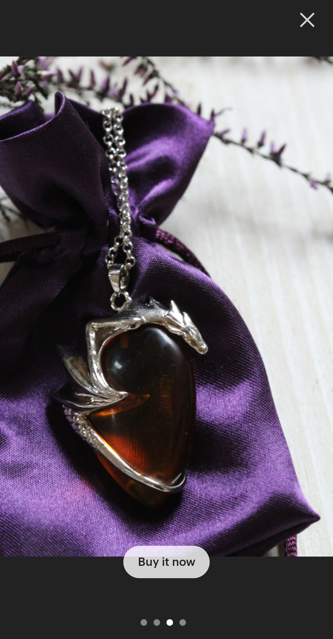 Basking Draca For Money & Luck Pendant - Anne Stokes