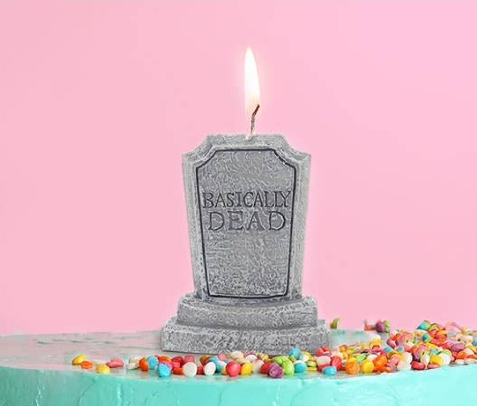Basically Dead - Novelty Candle