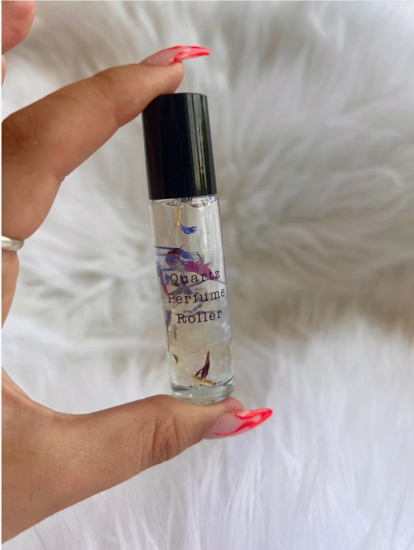 Quartz Crystal Perfume Roller
