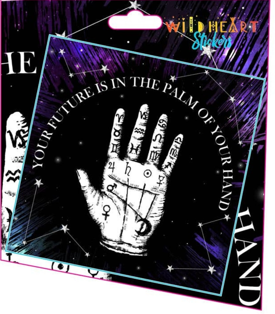 Palmistry Window Sticker