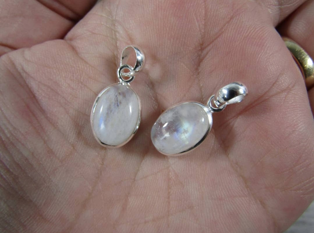 Sterling Silver Gemstone Pendants - Various