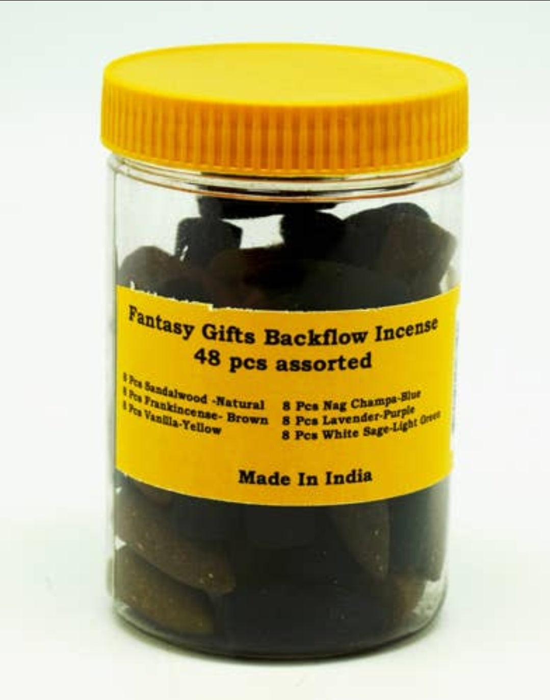 Assorted Back Flow Incense (48 count)