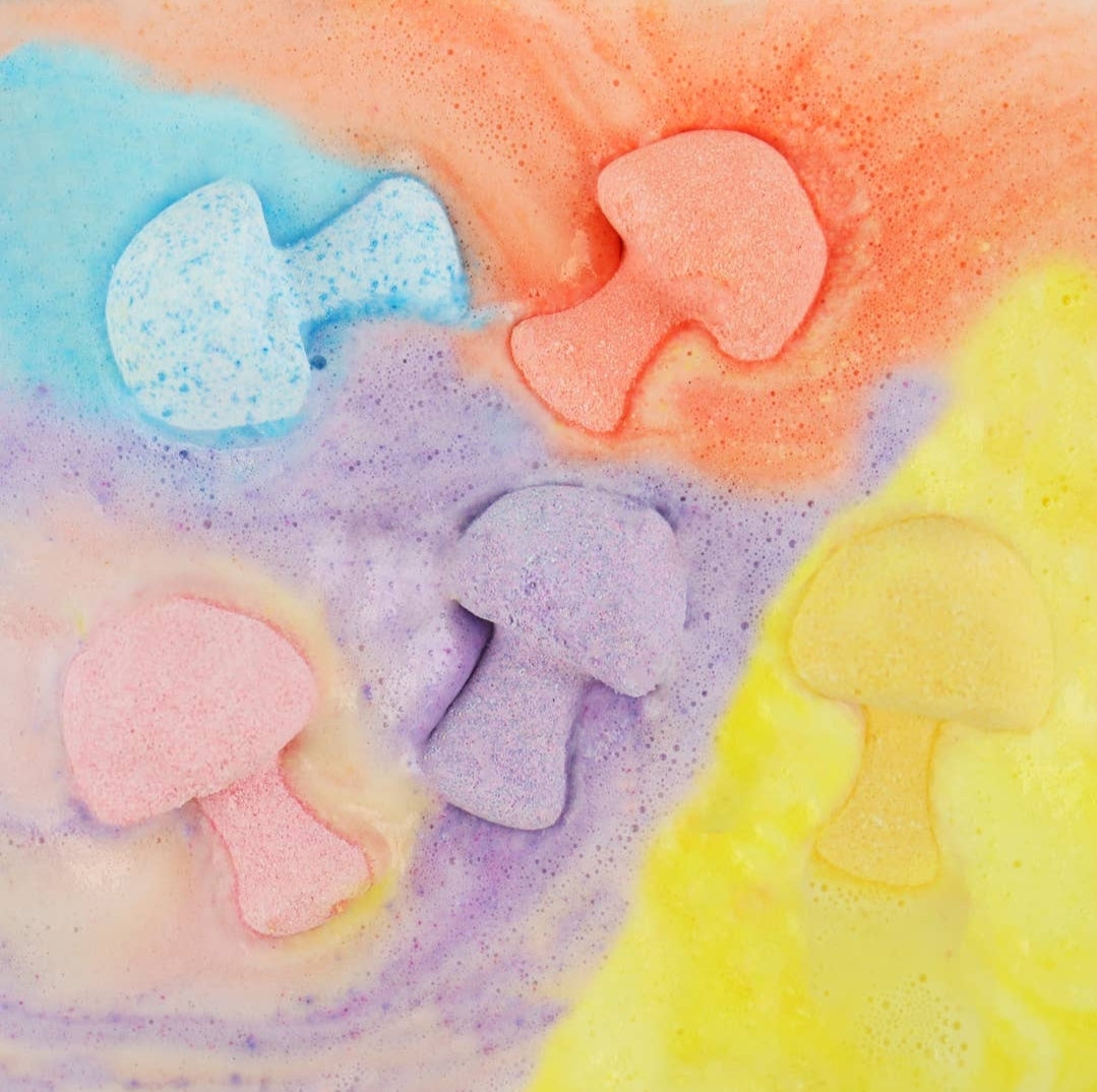 Groovy Mushroom Bath Bombs ( set of 10)