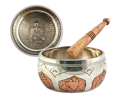 Tibetan Two Tone Singing Bowl
6 inch