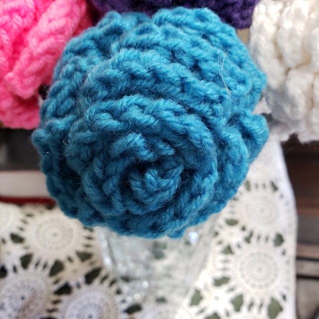 Hand Crafted Crochet Roses and Pen Roses - Made Locally - Tree Of Life Shoppe