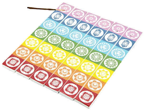 7 Chakras Incense Ash Catcher Burner