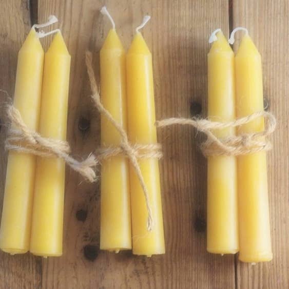 Homesteader 100 % Beeswax Candles
6"