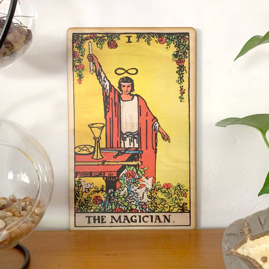 The Magician Full Color Wood Wall Art