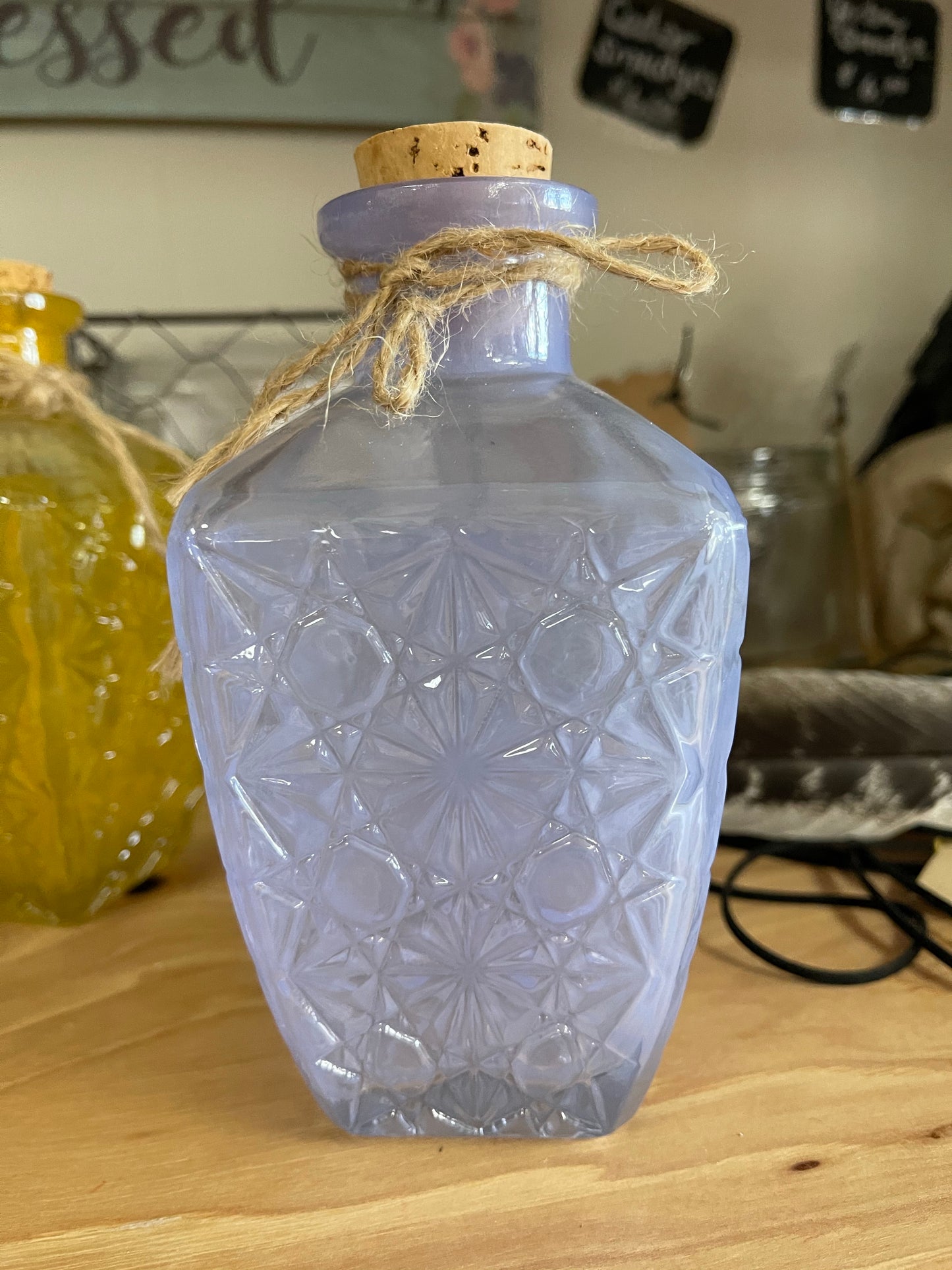 Fancy Crystal Cut Spell Bottles - Various Colors