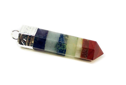 Single Point Gemstone Pencil Pendants - Various