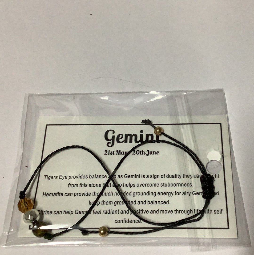 Zodiac Crystal Bracelets / Anklets