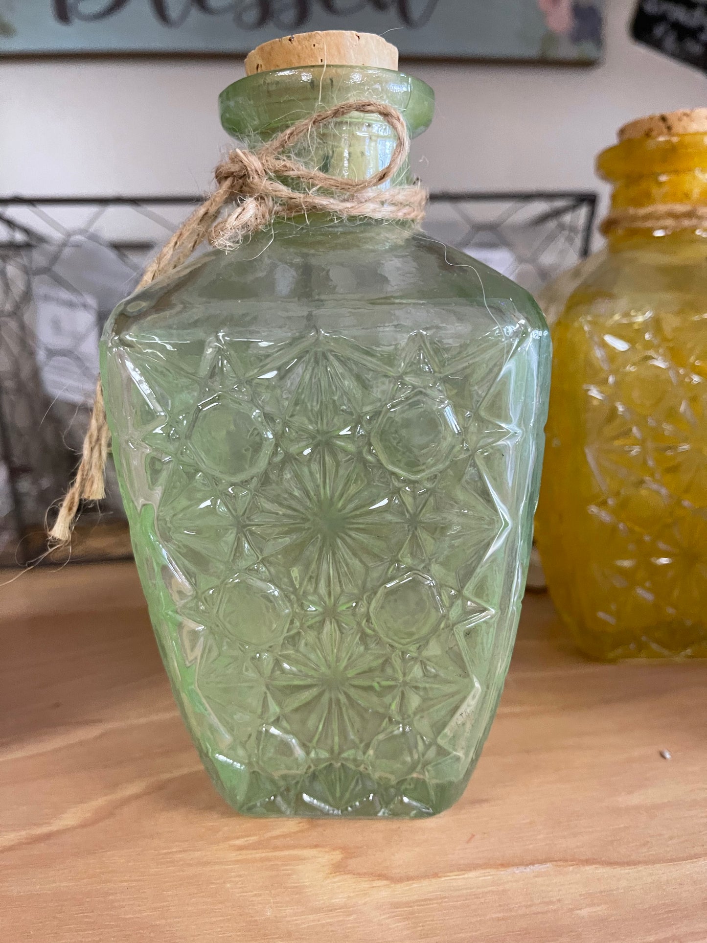 Fancy Crystal Cut Spell Bottles - Various Colors