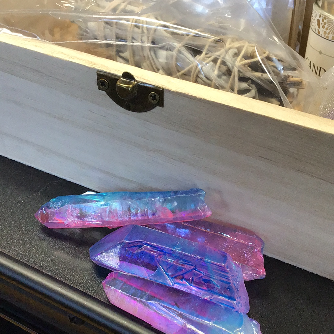 Purple Aura Quartz Points - Tree Of Life Shoppe